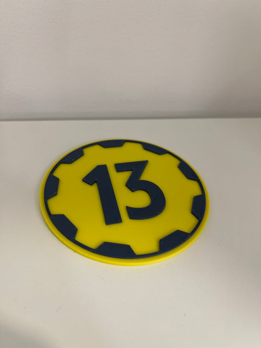Vault 13 Coaster - Fallout