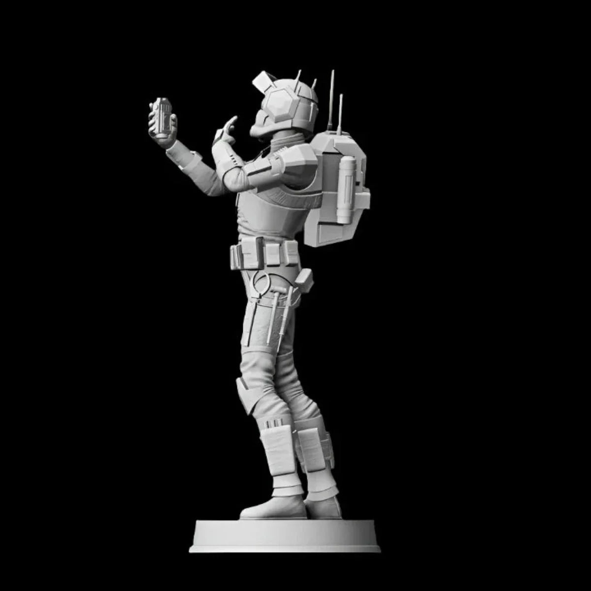 Bad Batch Tech Figurine - Assembled DIY