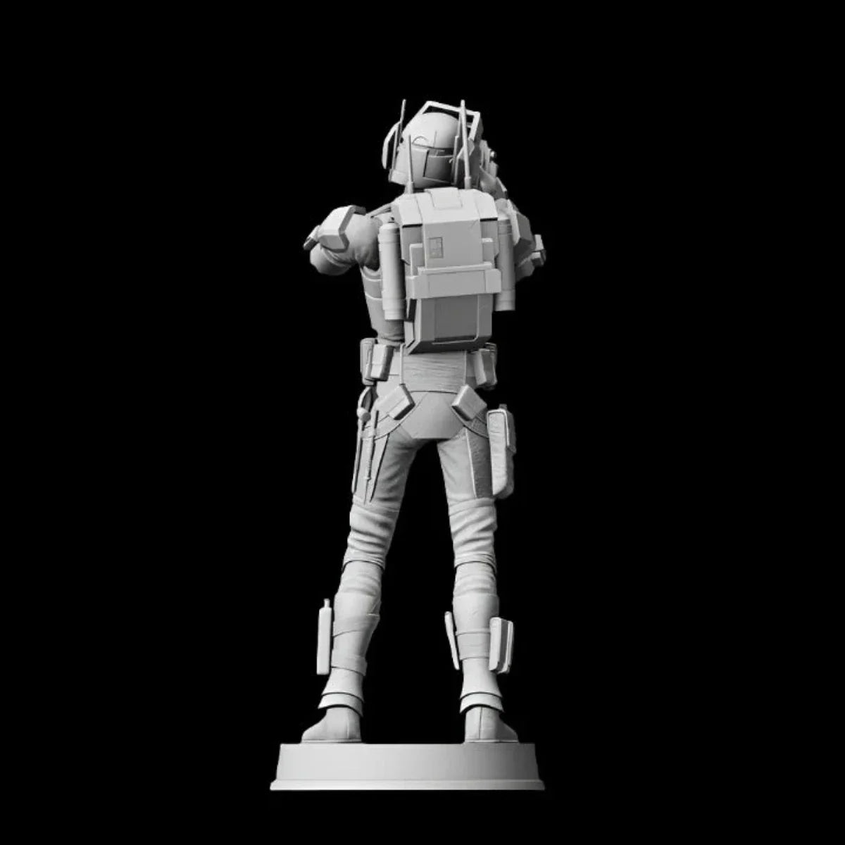 Bad Batch Tech Figurine - Assembled DIY