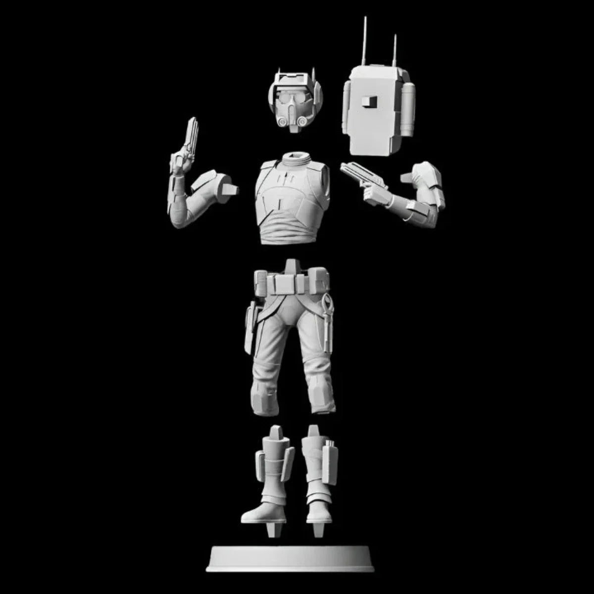 Bad Batch Tech Figurine - Complete