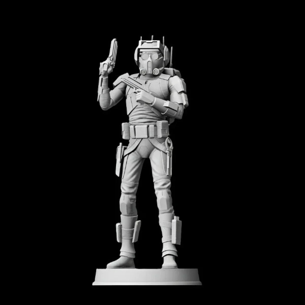 Bad Batch Tech Figurine - Assembled DIY