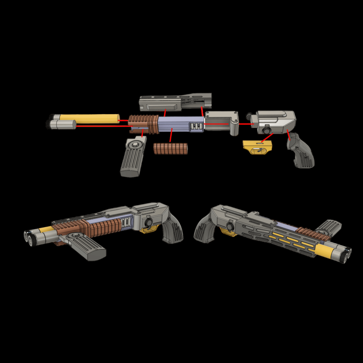 BattleFront 2 Scatter Blaster - Printed DIY