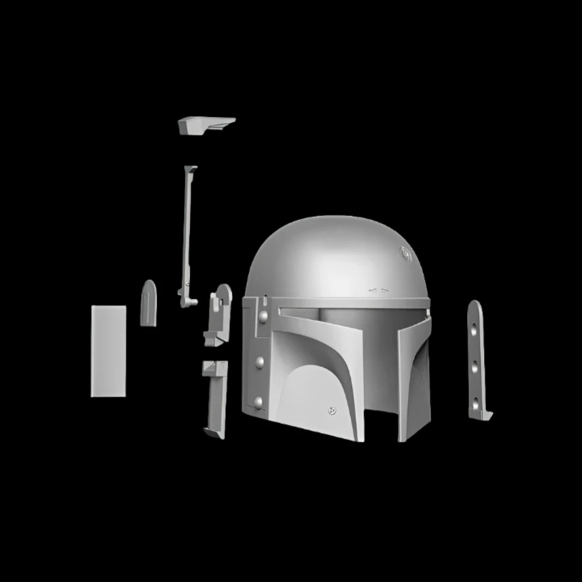 Boba Fett Helmet - Assembled DIY