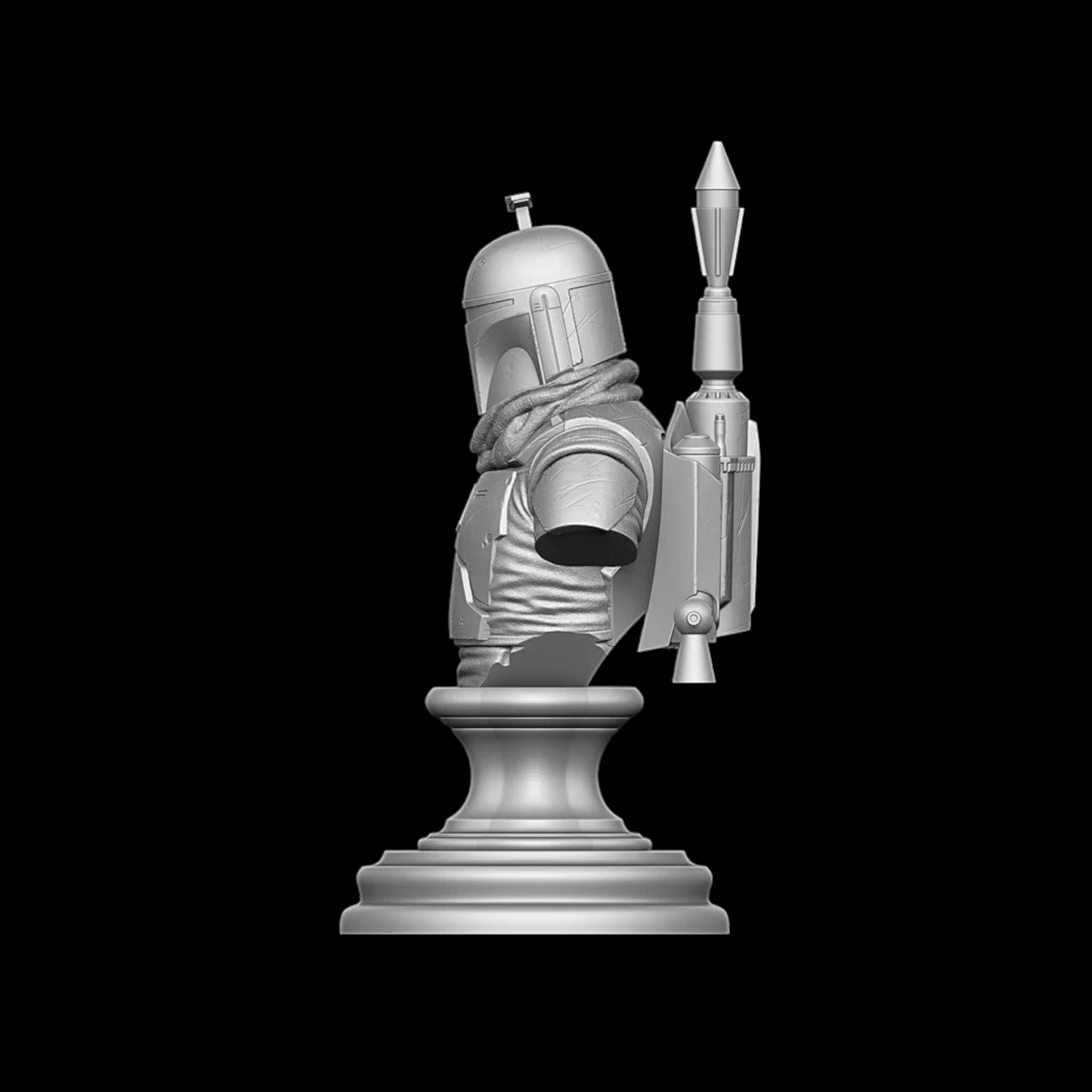 Boba Fett Bust - Assembled DIY