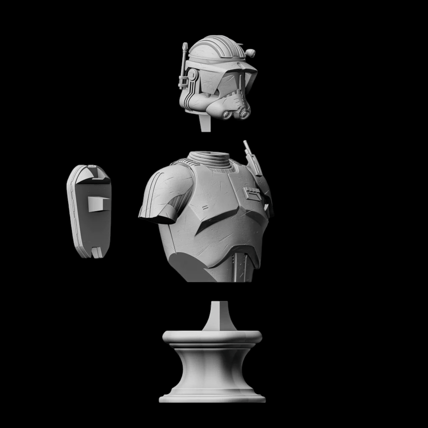 Commander Cody Bust - Printed DIY