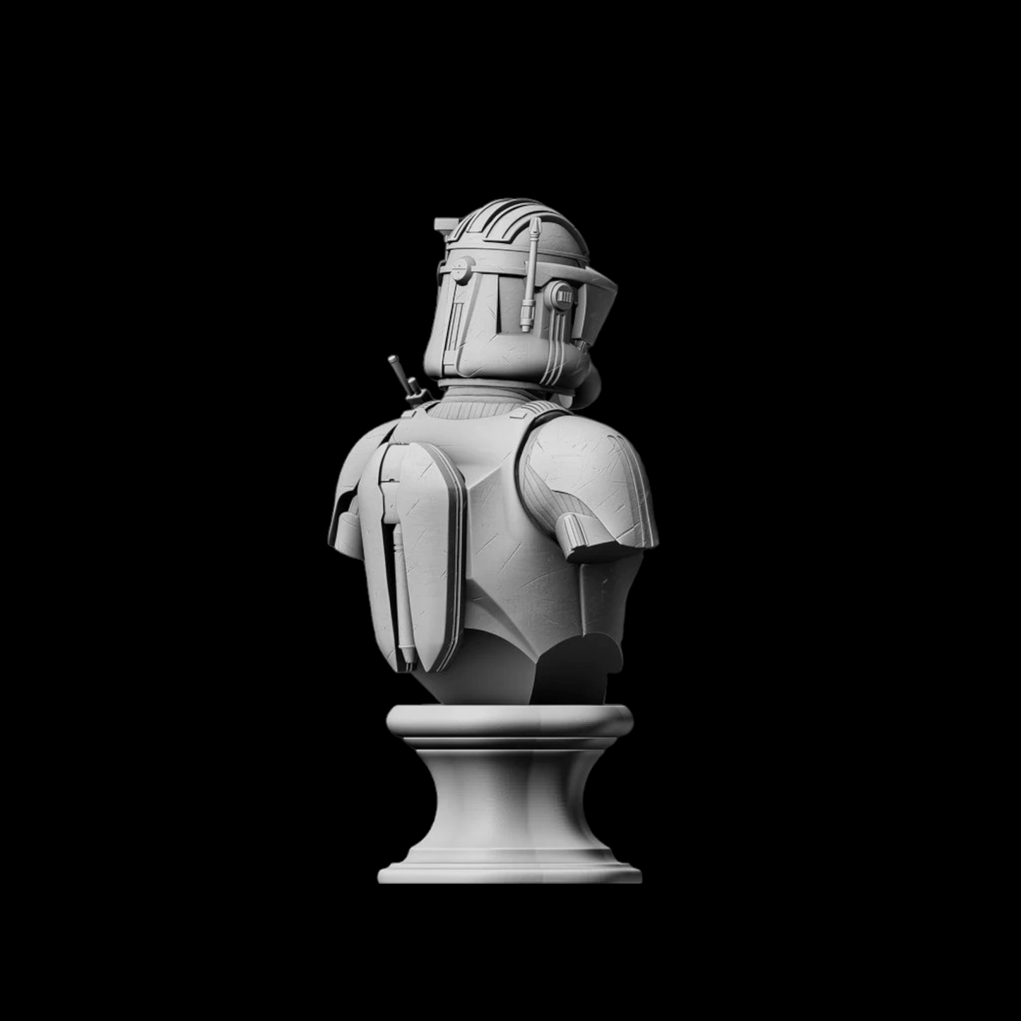 Commander Cody Bust - Assembled DIY