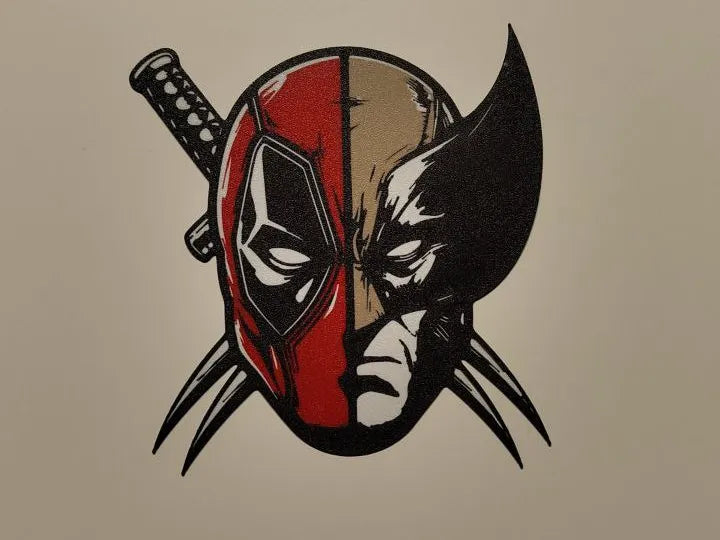 Deadpool and Wolverine Colour Wall Art