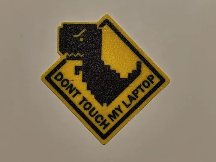 Don't Touch My Laptop Wall Art