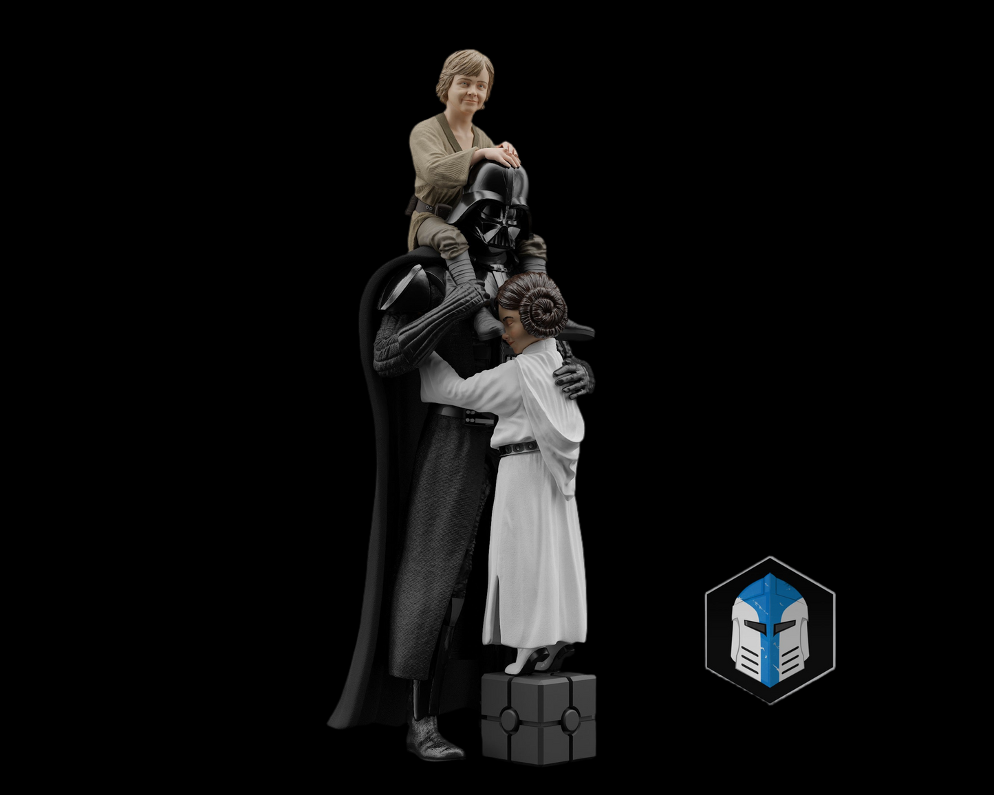 Darth Vader Figurine  - Printed DIY