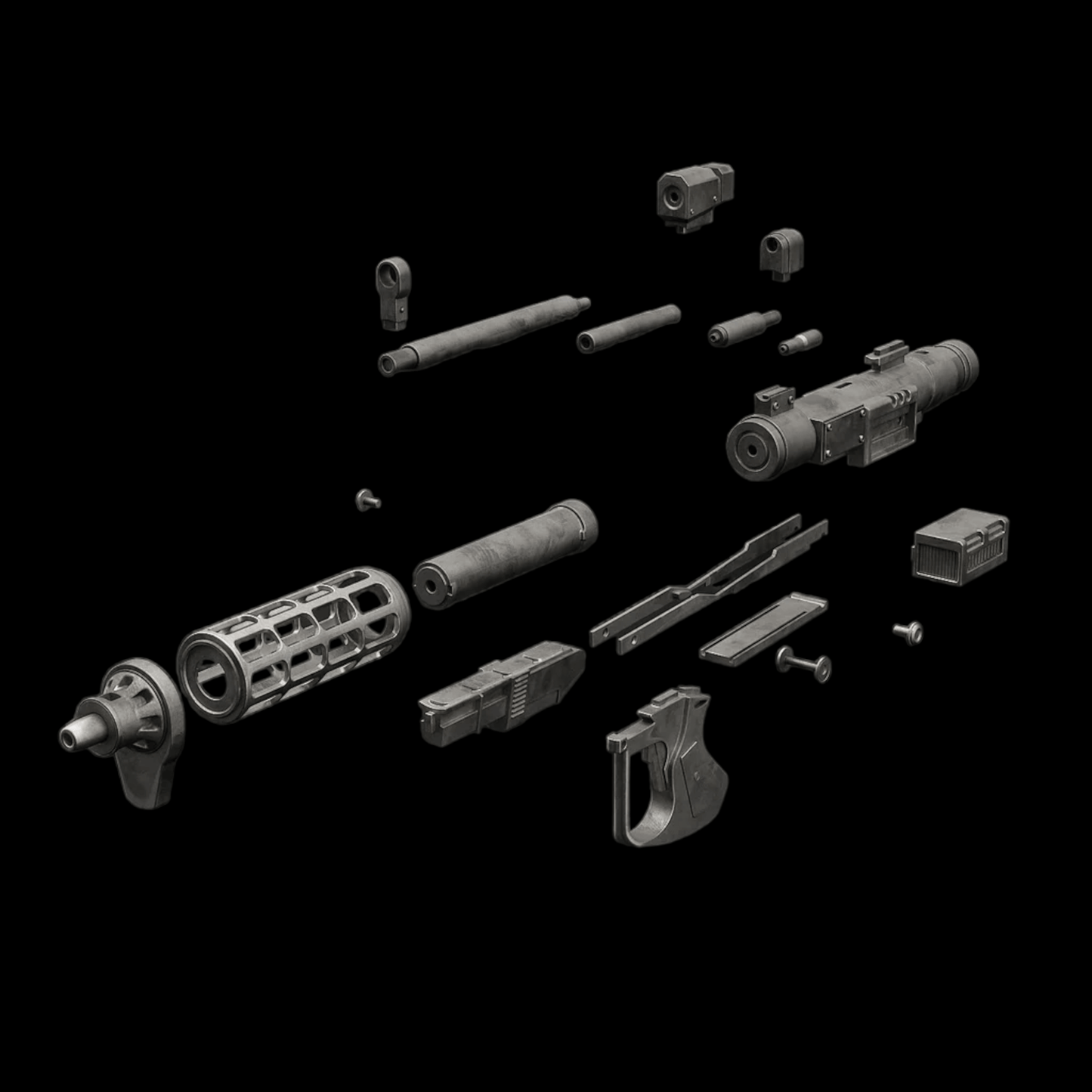E5 Battle Droid Blaster Rifle - Complete