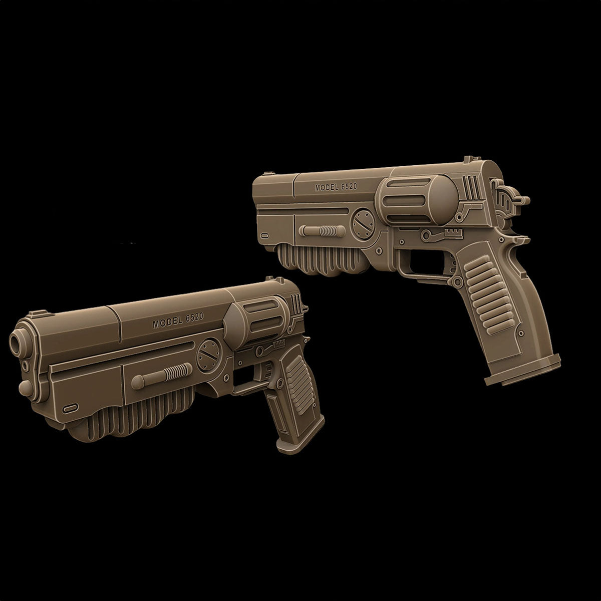 Fallout 10mm Blaster - Assembled DIY