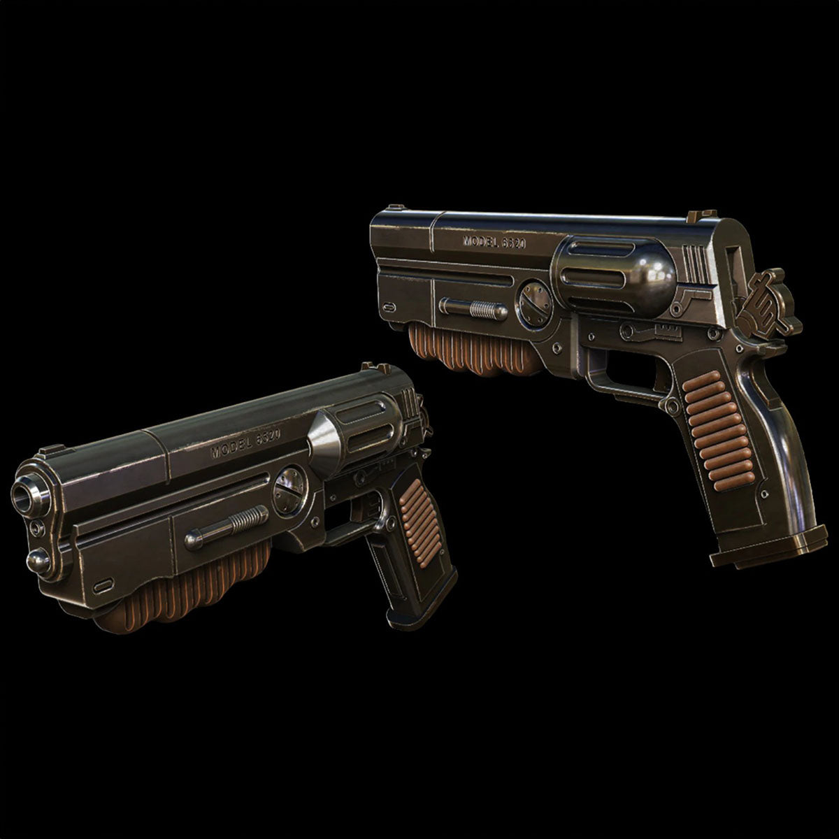 Fallout 10mm Blaster - Complete