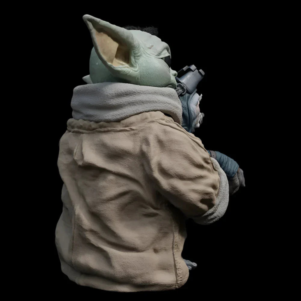 Grogu and Babu Frik Figurine  - Printed DIY