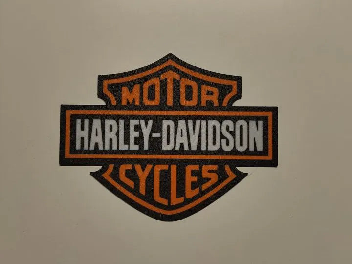 Harley Davidson Plate Wall Art