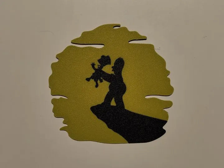 Homer and Bart Simpson Wall Art