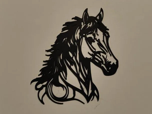 Horse Head Silhouette Wall Art
