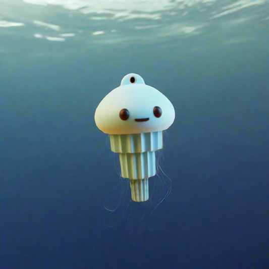 Jellyfish Keyring