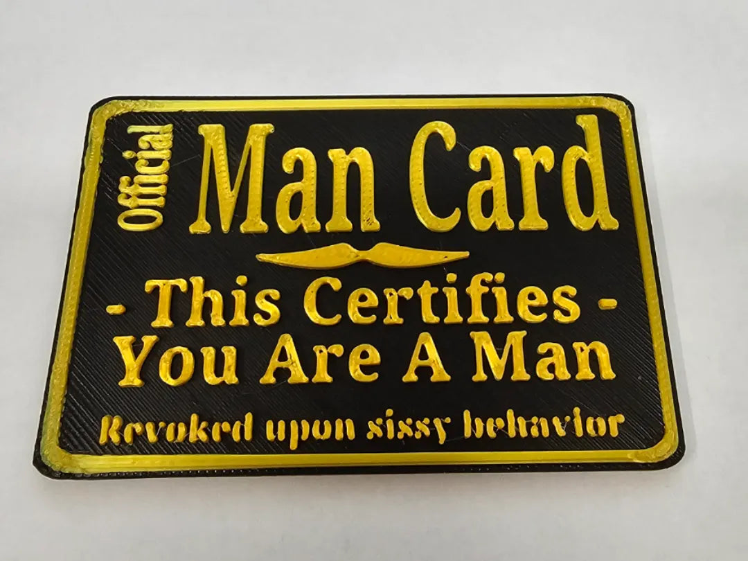 Man Card - Gag Gift