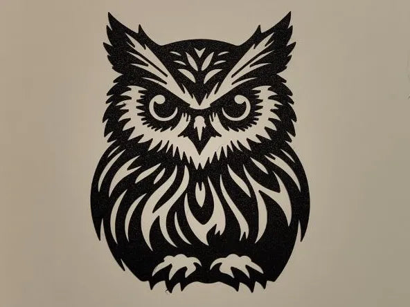 Owl Silhouette Wall Art