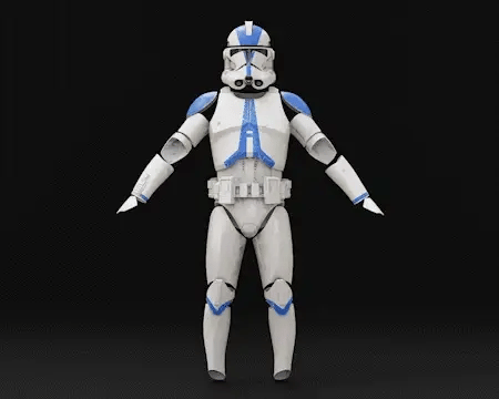Phase 2 Clone Trooper Armour - Assembled DIY
