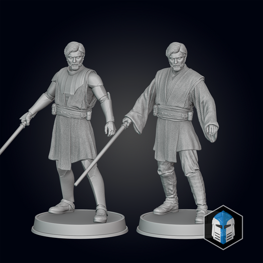 Obi-wan Kenobi Figurine  - Printed DIY