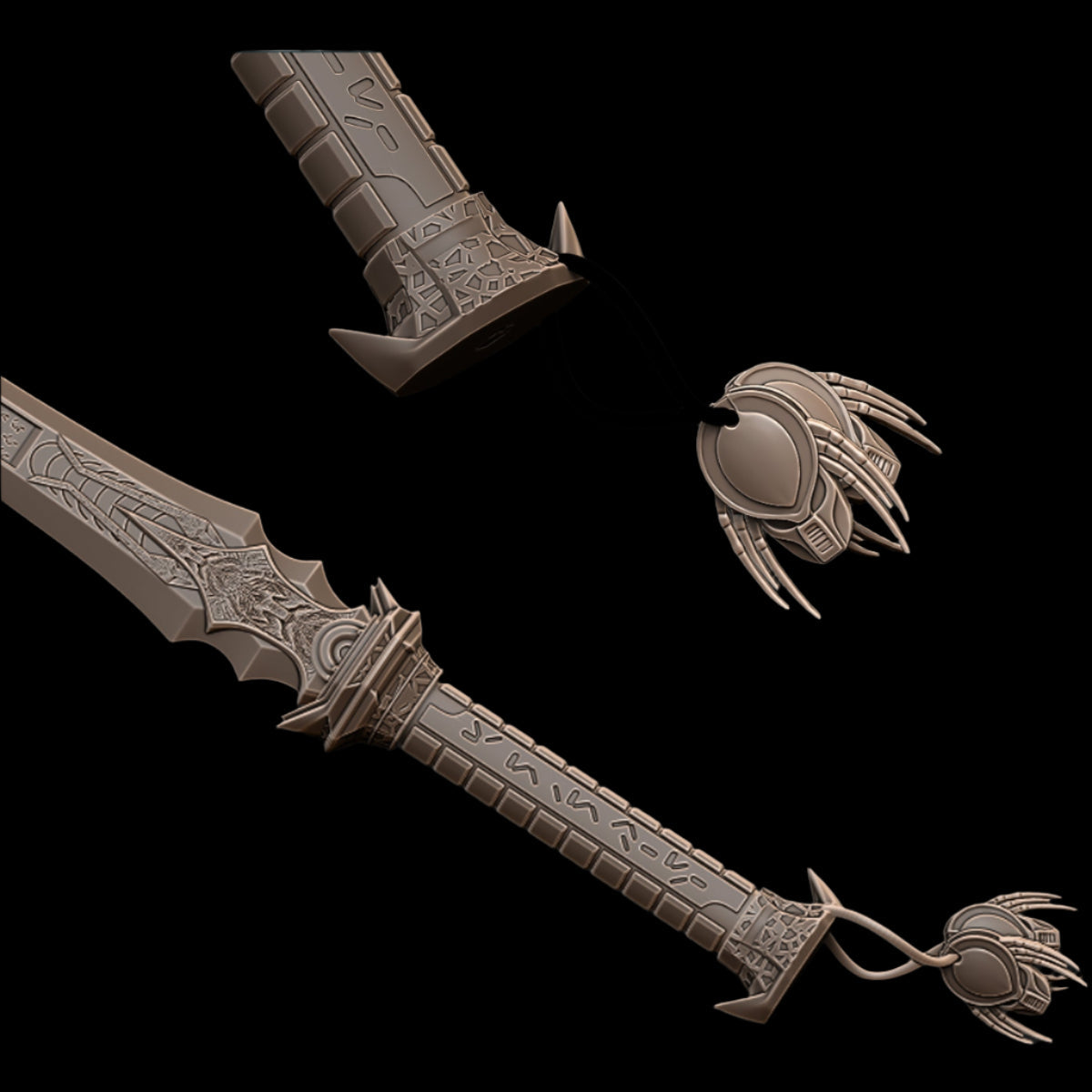 Predator Short Sword - Printed DIY