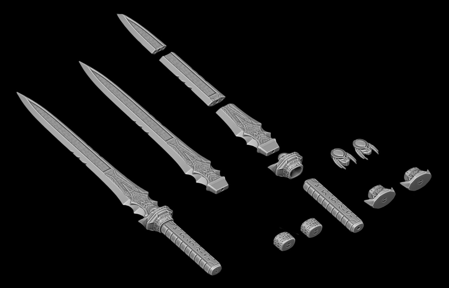 Predator Short Sword - Printed DIY