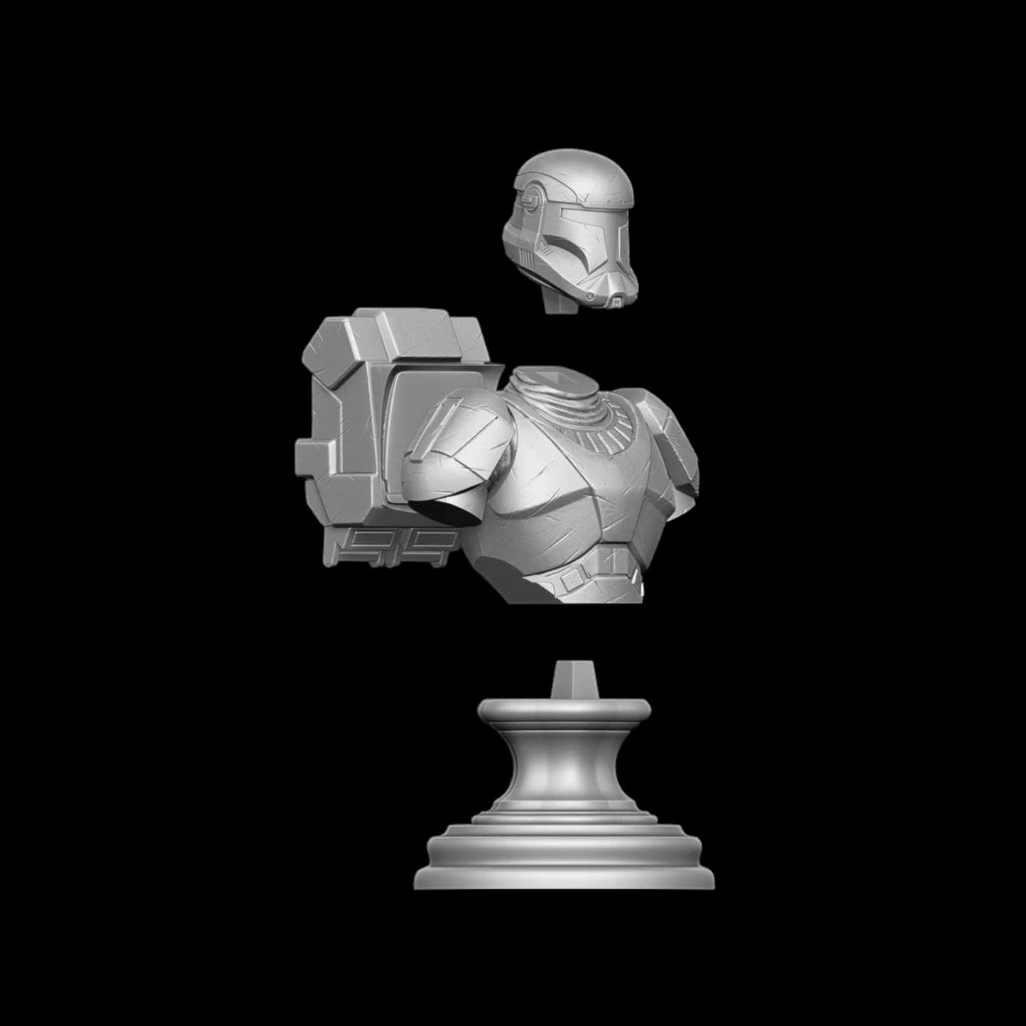 Republic Commando Bust - Assembled DIY