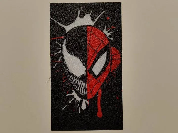 Spiderman and Venom Wall Art