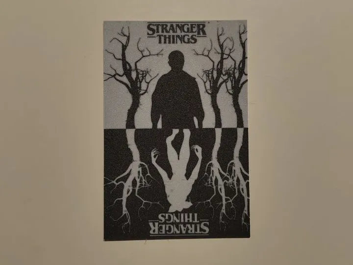 Stranger Things Plate Wall Art