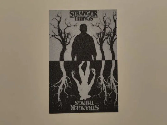 Stranger Things Plate Wall Art