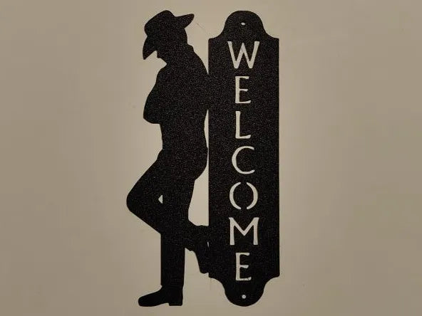 Welcome Cowboy Wall Art