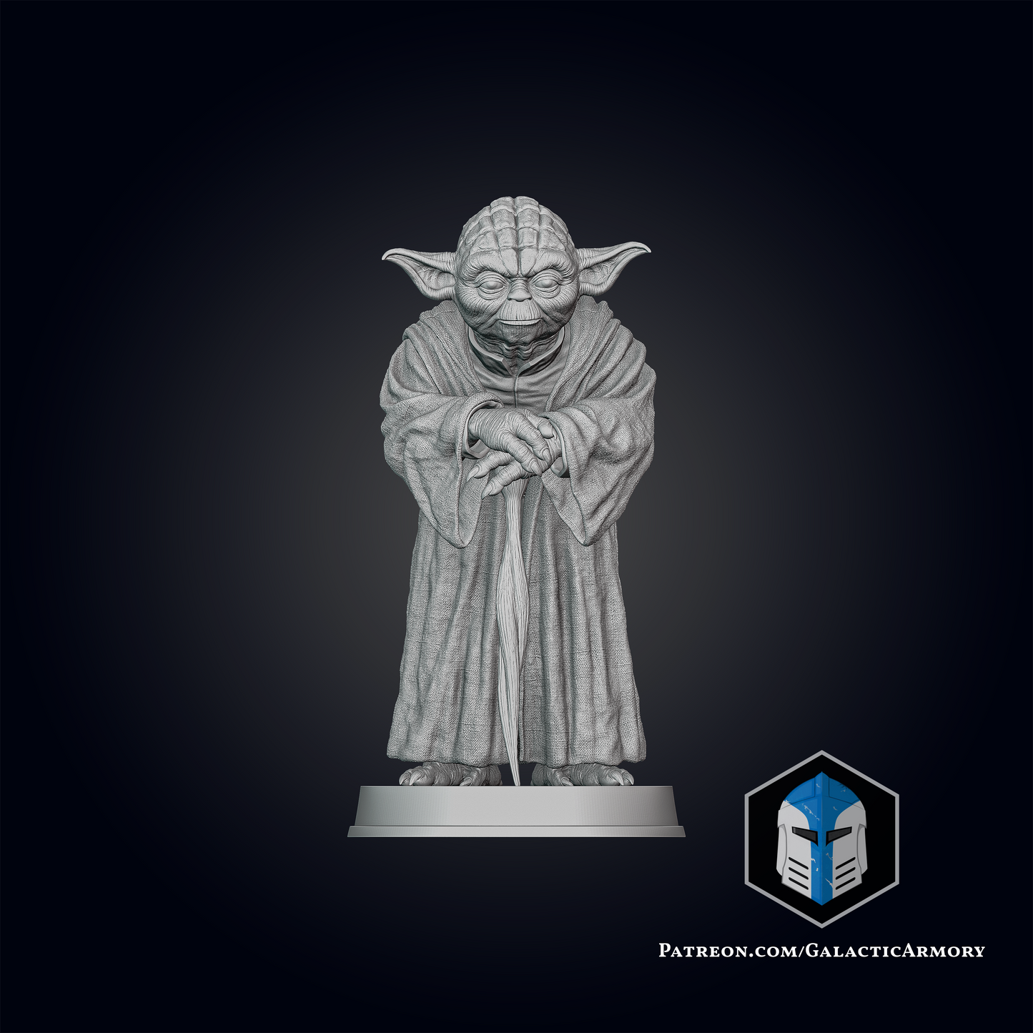 Yoda Figurine  - Printed DIY