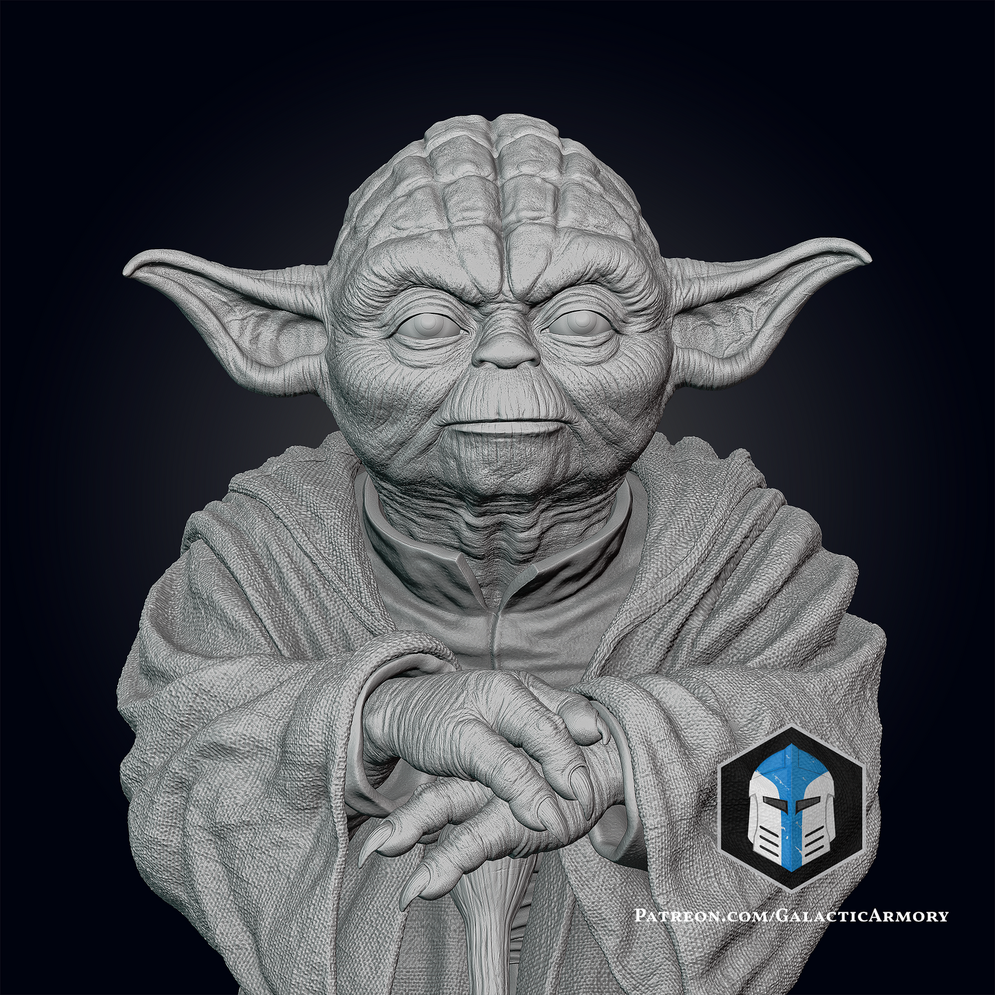 Yoda Figurine  - Printed DIY