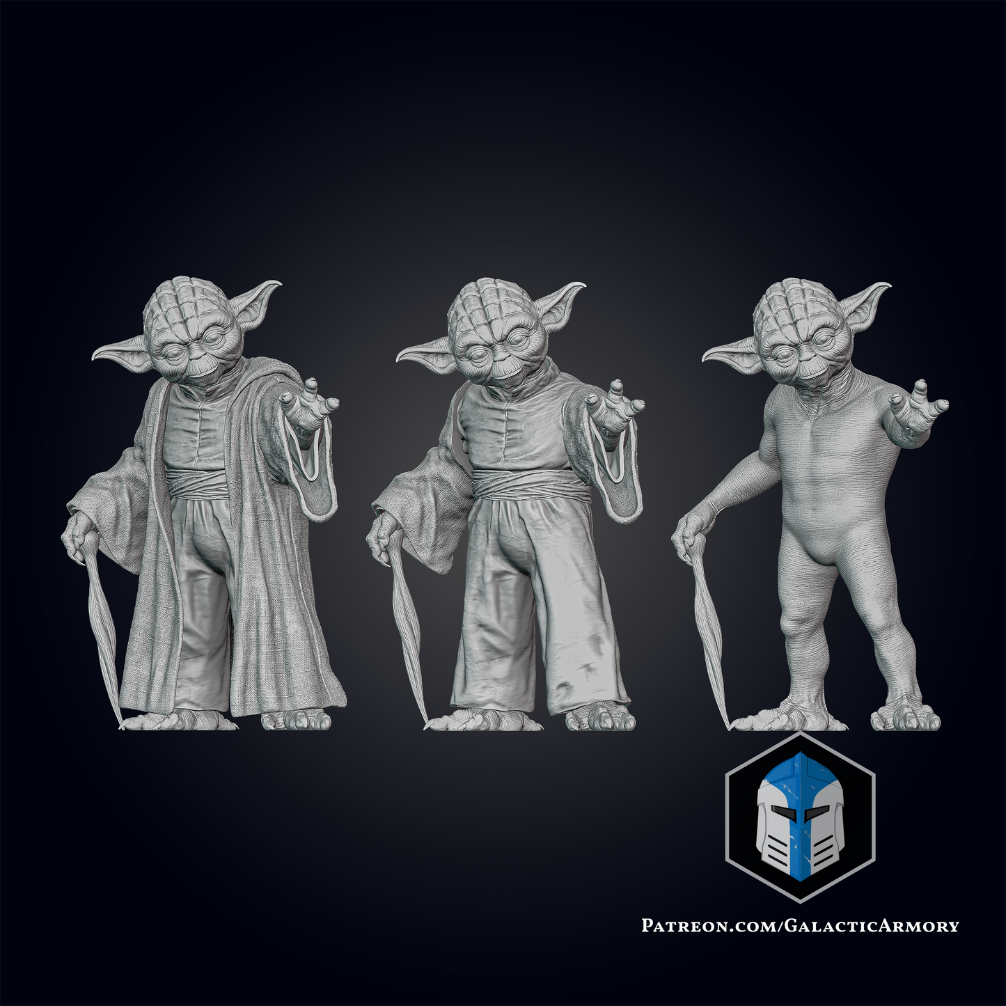 Yoda Figurine  - Printed DIY