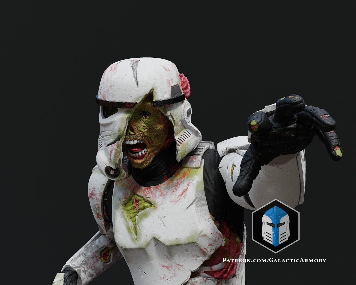 Zombie Stormtrooper Figurine