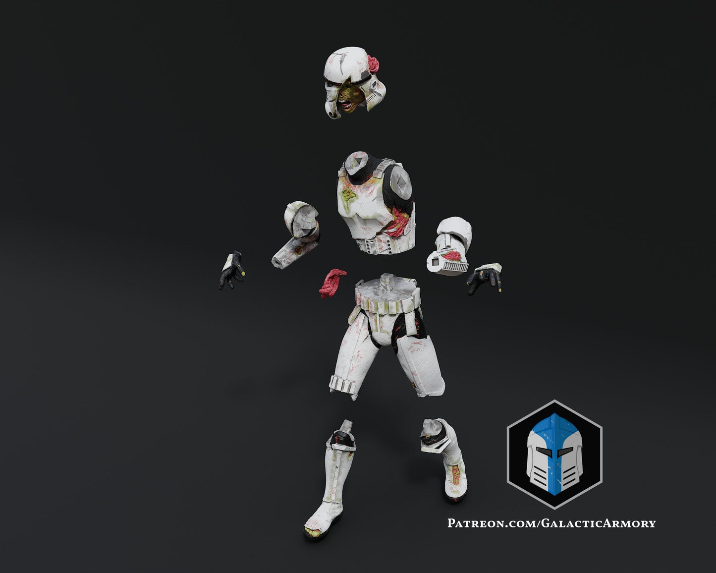 Zombie Stormtrooper Figurine