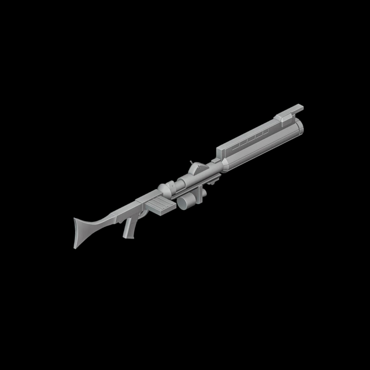 DC-15A Blaster Rifle Animated - Printed DIY