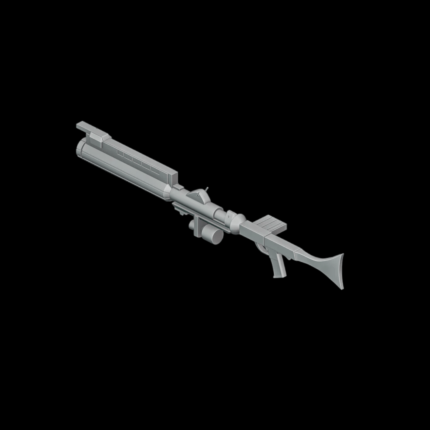 DC-15A Blaster Rifle Animated - Printed DIY