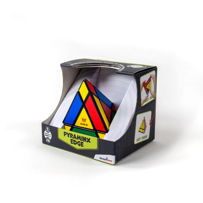 Pyraminx Edge puzzle in packaging