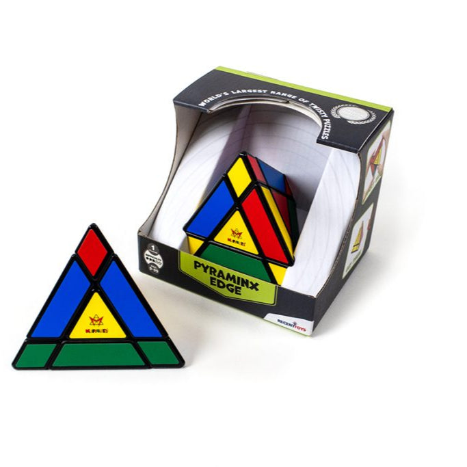 Pyraminx Edge puzzle in packaging