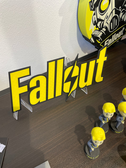 Fallout Art Black Yellow / Blue Yellow