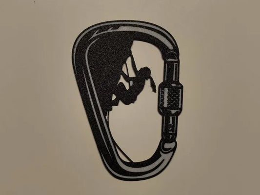 Climber Carabiner Wall Art