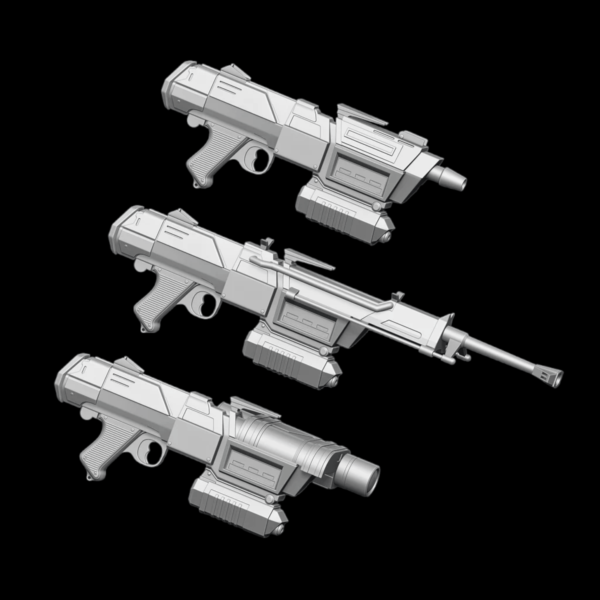 DC-17M Republic Commando Blaster - Complete β The 3D Printiverse