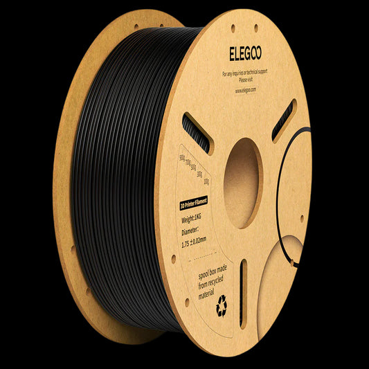 Black PLA+ Plus - 1.75mm 3D Printer Filament