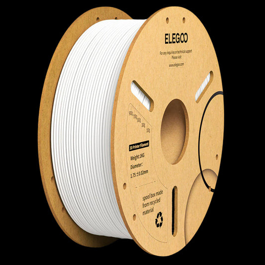 White PLA+ Plus - 1.75mm 3D Printer Filament