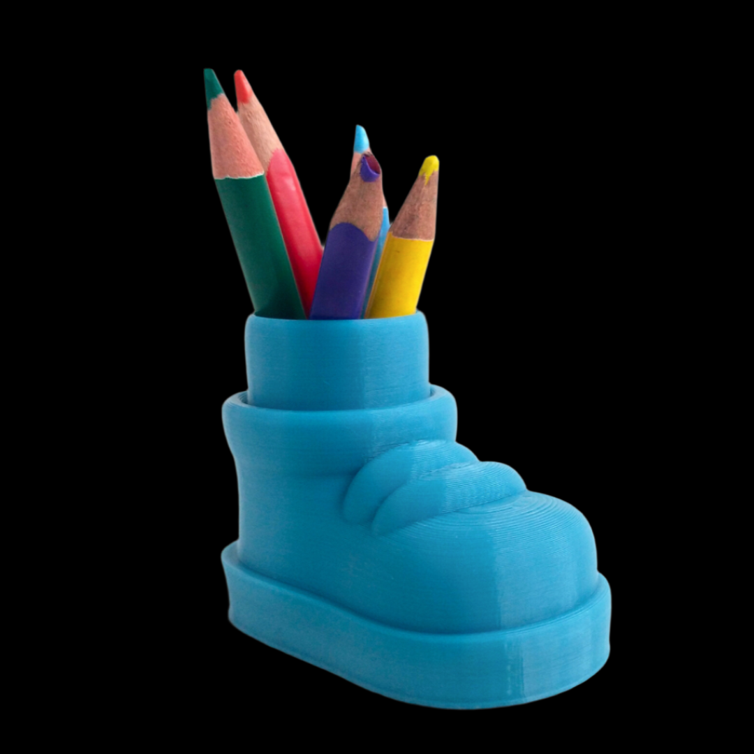 Shoe pencil holder