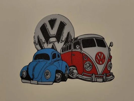 Volkswagen T1 and Beatle Wall Art