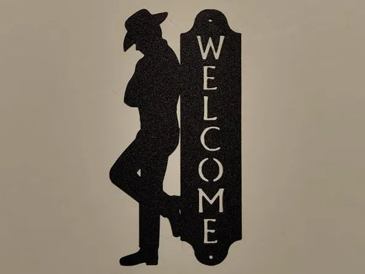 Welcome Cowboy Wall Art